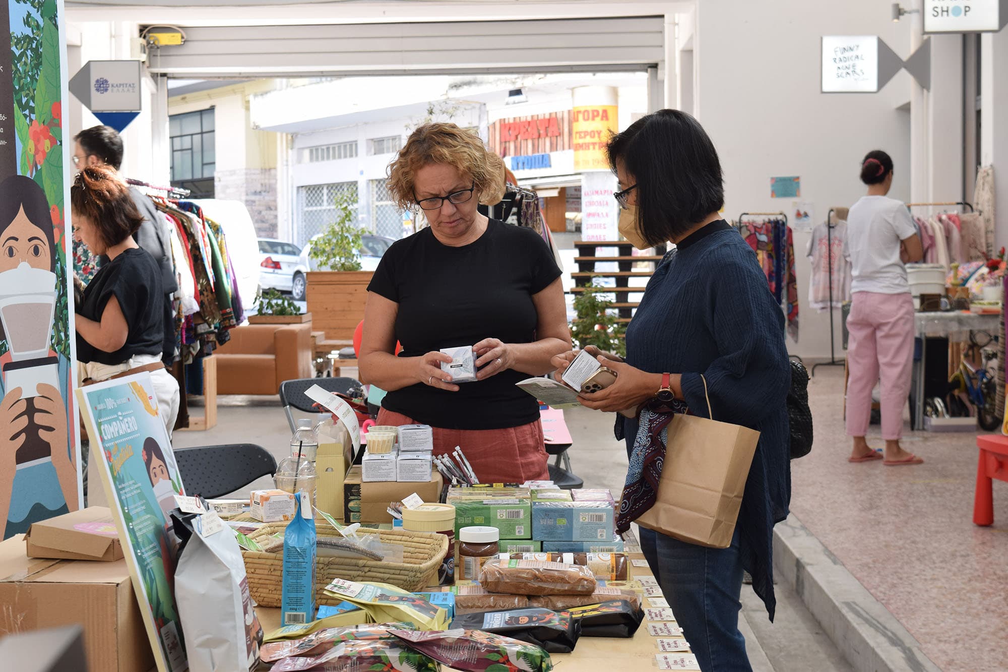 A recent Ten Million Hands pop-up market