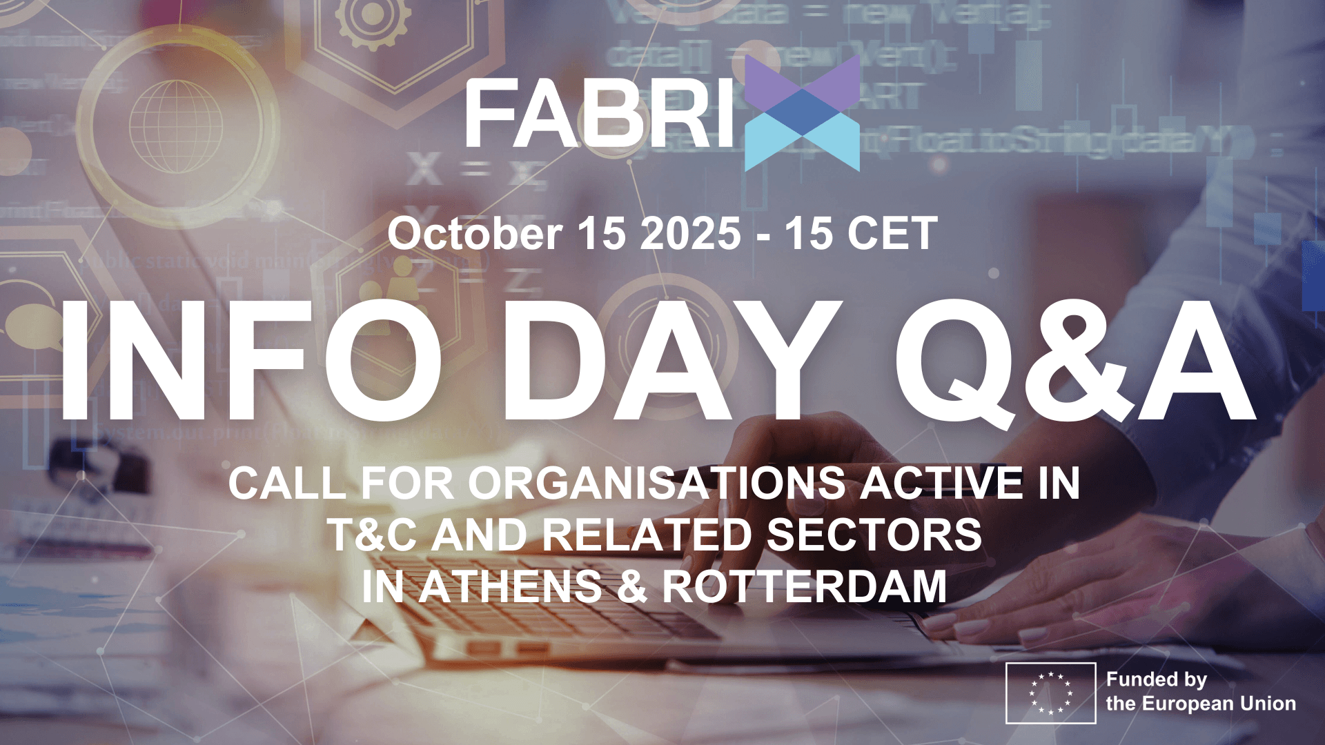 Info Day - Open call for organisations